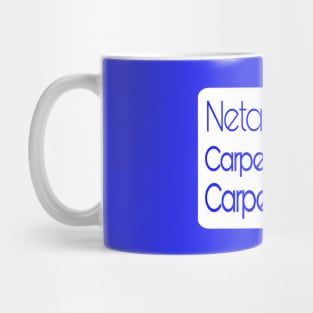 Netanyahu - Carpet-Bagger - Carpet- Bomber - Back Mug